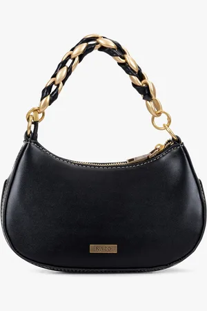 Kazo Half Moon Braided Strap Handheld Bag