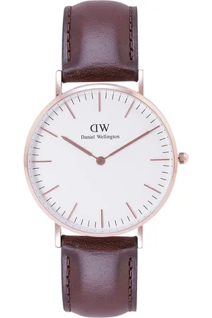 Daniel Wellington Unisex Dial & Leather Straps Analogue Watch-DW00100039K
