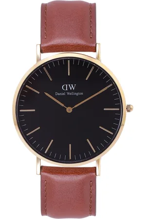 Daniel Wellington Men Dial & Leather Straps Analogue Watch-DW00100543K