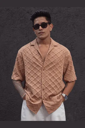 Powerlook Men Opaque Checked Casual Shirt