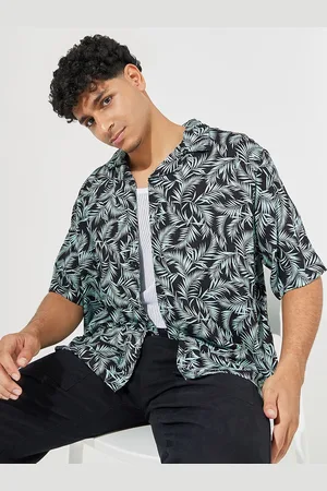 Styli Men All Over Print Resort Collar Relaxed Fit Shirt