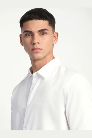 The Bear House Men Slim Fit Opaque Formal Shirt
