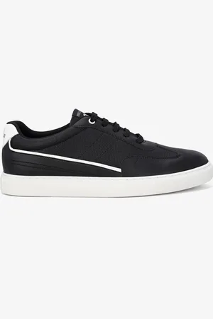SPYKAR Men Textured Comfort Insole Contrast Sole Lace-Ups Sneakers