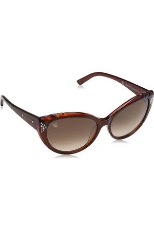 Swarovski Women Cateye Sunglasses With UV Protected Lens SK0055 58 45F