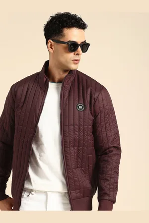 Being Human Mock Collar Padded Jacket