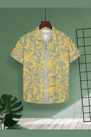 HELLCAT Boys Floral Opaque Printed Casual Shirt