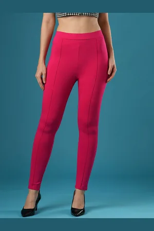 Globus Women Skinny Fit Mid Rise Stretchable Treggings