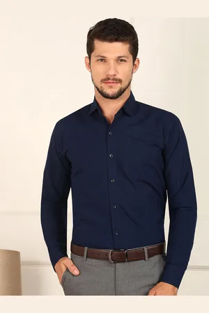 FUBAR Men Slim Fit Opaque Formal Shirt