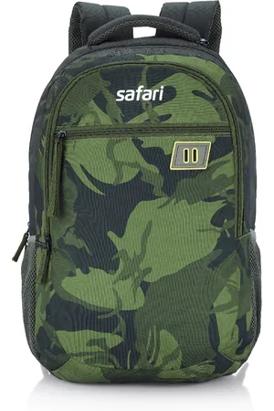 Safari Unisex Green Graphic Backpack
