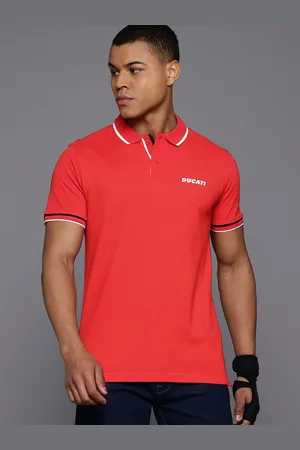 DUCATI Polo Collar Pure Cotton T-shirt