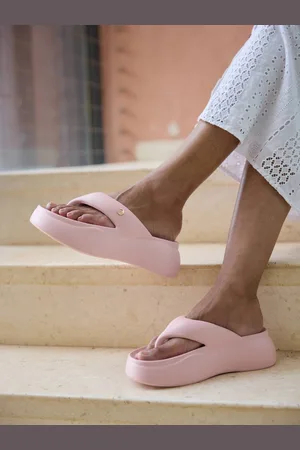 CAÏ Women Cotton Candy Thong Slides