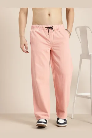 HERE&NOW Men Baggy Fit Pure Cotton Jeans