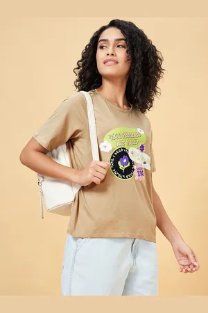 PEOPLE Print Cotton Top