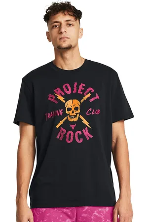 Under Armour Men Project Rock Graphic Tshirt Round Neck Tshirt