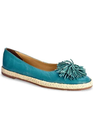Eske Women Leather Slip-On Ballerinas With Tassels