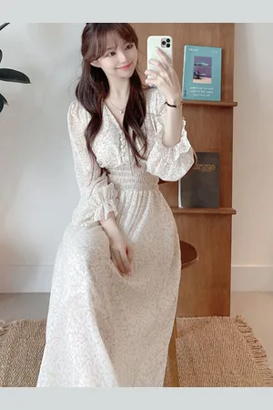 LULU & SKY Women Bell Sleeve Midi Dress