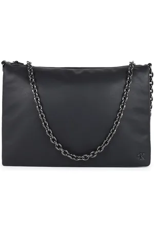 Calvin Klein Women Structured Sling Bag with Fringed