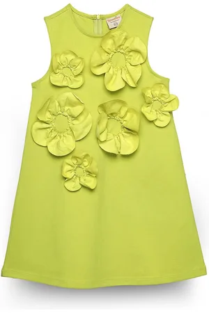 SPUNKIES Girls Round Neck Sleeveless A-Line Dress