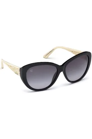 Swarovski Cat-Eye Sunglasses with Silver Lens for Women
