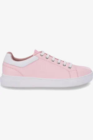 SPYKAR Women Textured Comfort Insole Contrast Sole Lace-Ups Sneakers