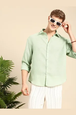 Mast & Harbour Spread Collar Knitted Casual Shirt