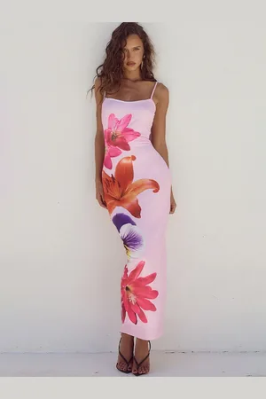 LULU & SKY Women Floral Printed Bodycon Dress
