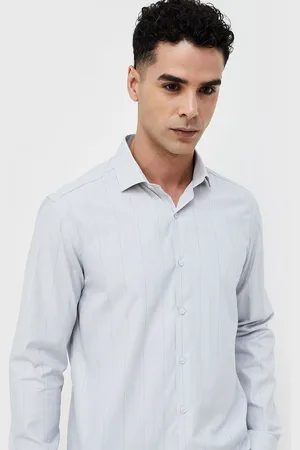Lifestyle Men Slim Fit Grid Tattersall Checks Opaque Checked Casual Shirt