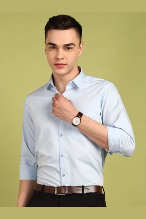 FUBAR Men Slim Fit Solid Formal Shirt