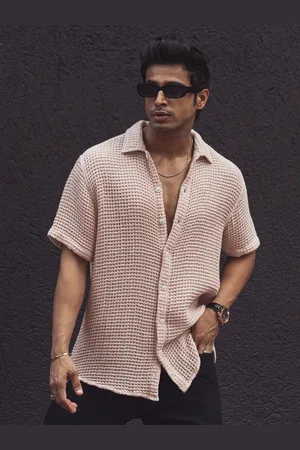 Powerlook Men Opaque Checked Casual Shirt