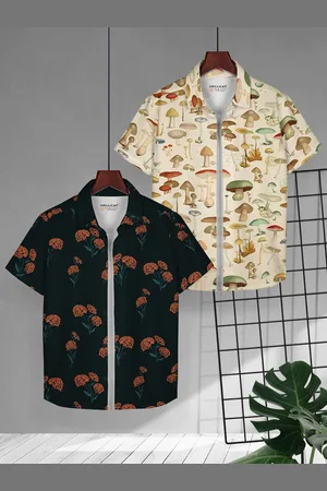 HELLCAT Boys Floral Opaque Printed Casual Shirt