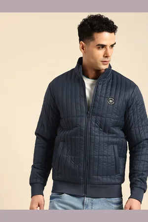 Being Human Mock Collar Quilted Jacket