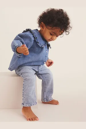 H&M Infants Girls Heart-Pocket Jeans