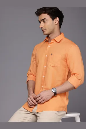 Allen Solly Cotton Linen Sport Fit Opaque Casual Shirt