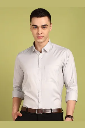 FUBAR Men Slim Fit Solid Casual Shirt