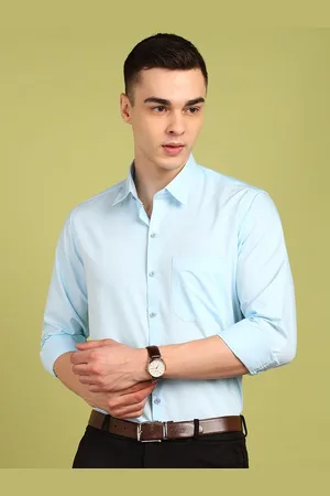 FUBAR Men Solid Slim Fit Opaque Formal Shirt