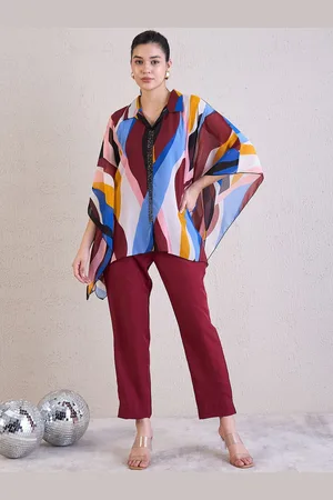 Antheaa Embellished Top With Trouser Co-Ords