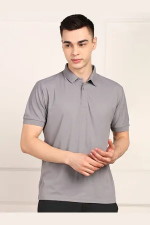 FUBAR Men Solid Cotton Polo Collar Pockets Slim Fit T-shirt