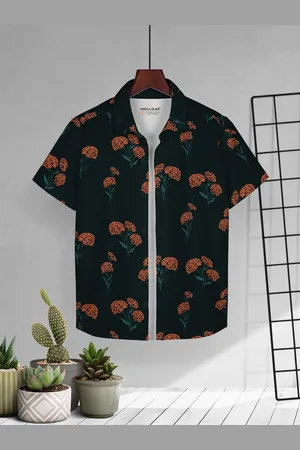 HELLCAT Boys Floral Opaque Printed Casual Shirt