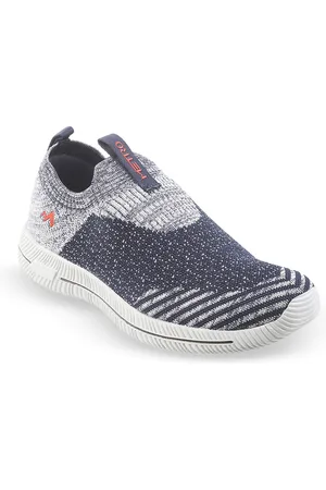 Metro Men Textured Comfort Insole Contrast Sole Sneakers