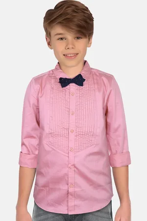 Allen Solly Boys Sport Fit Pin Tucked Pure Cotton Casual Shirt