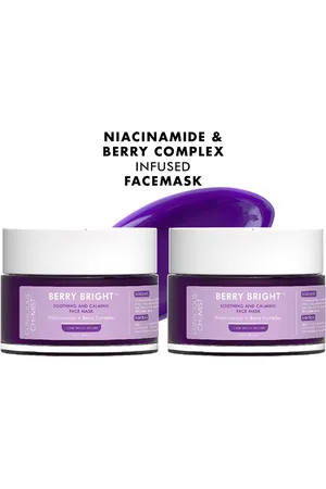 Conscious Chemist Pore Refining Face Mask with Niacinamide & Berry Extracts Pack of 2