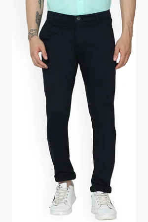 Miraan Men Regular Fit Mid-Rise Chinos Trousers