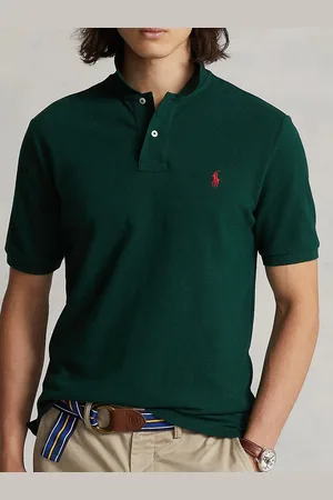 Ralph Lauren Men Solid Polo Collar T-Shirt