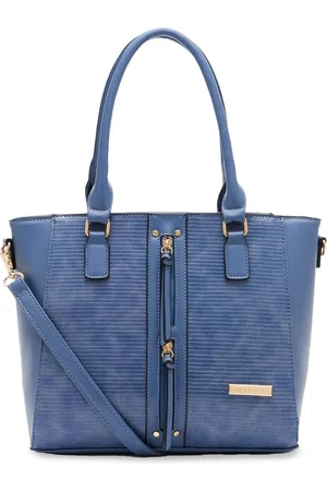Giordano Blue Textured Handheld Bag