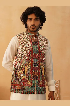 Jompers Printed Nehru Jackets