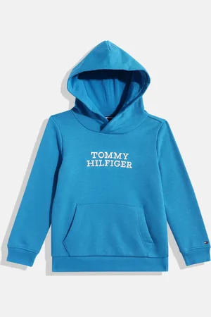 Tommy Hilfiger Boys Brand Logo 3D Printed Hooded Sweatshirt