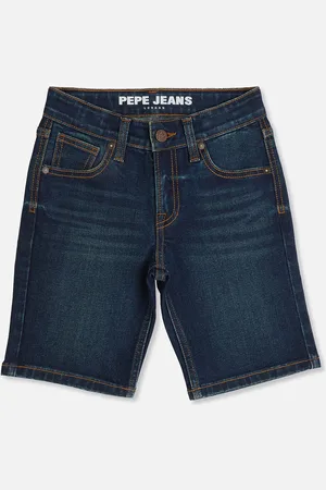 Pepe Jeans Boys Washed Slim Fit Denim Shorts