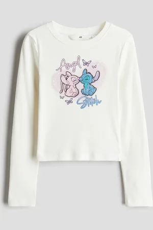 H&M Girls Print-Motif Jersey Top