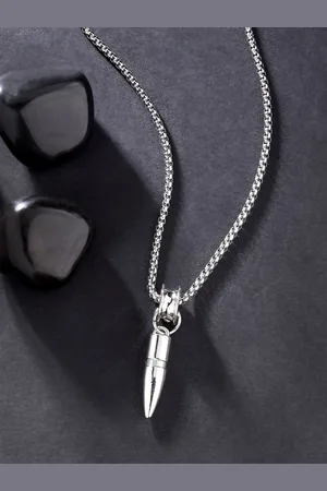 karatcart Silver-Plated Quirky Pendants with Chains