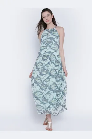 Sera Ethnic Motifs Printed Maxi Dress